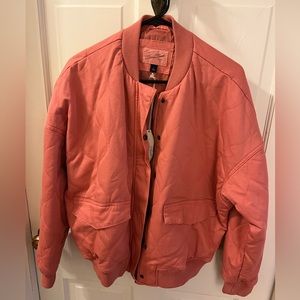 New with tags, universal thread quilted bomber jacket